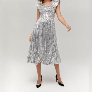 Silver Sequin Collectors Edition Nap Dress